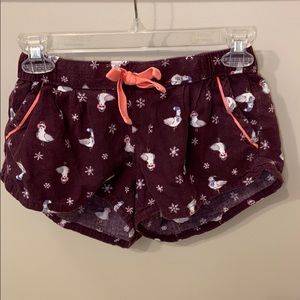 LAST CHANCE! Aerie Bird themed PJ shorts w pockets